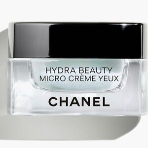 CHANEL HYDRA BEAUTY MICRO CRÈME YEUX Illuminating Hydrating Eye Cream 0.5 OZ Box